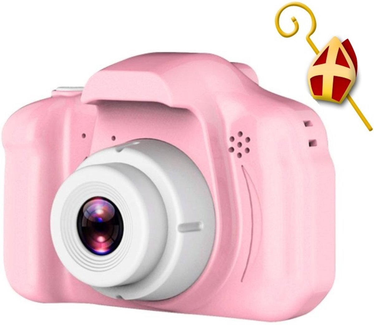 EGGY Kinder Camera roze – Digitale camera – LCD scherm – Fototoestel voor kinderen