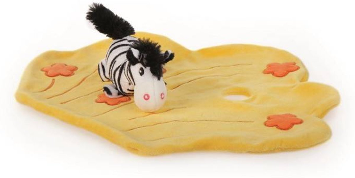 Egmont Toys - Kiekeboe zebra - Knuffellapje