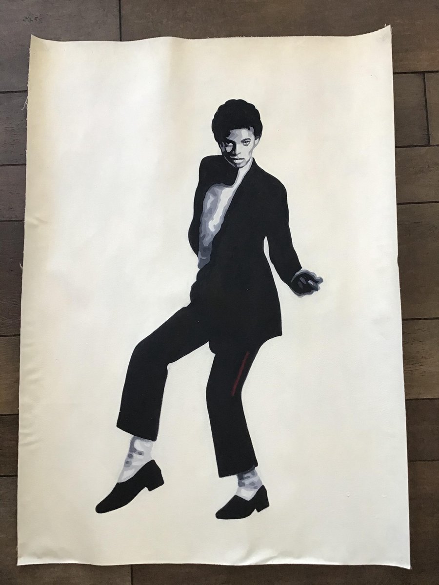 Michael Jackson canvas painting maat 72 x 101 cm