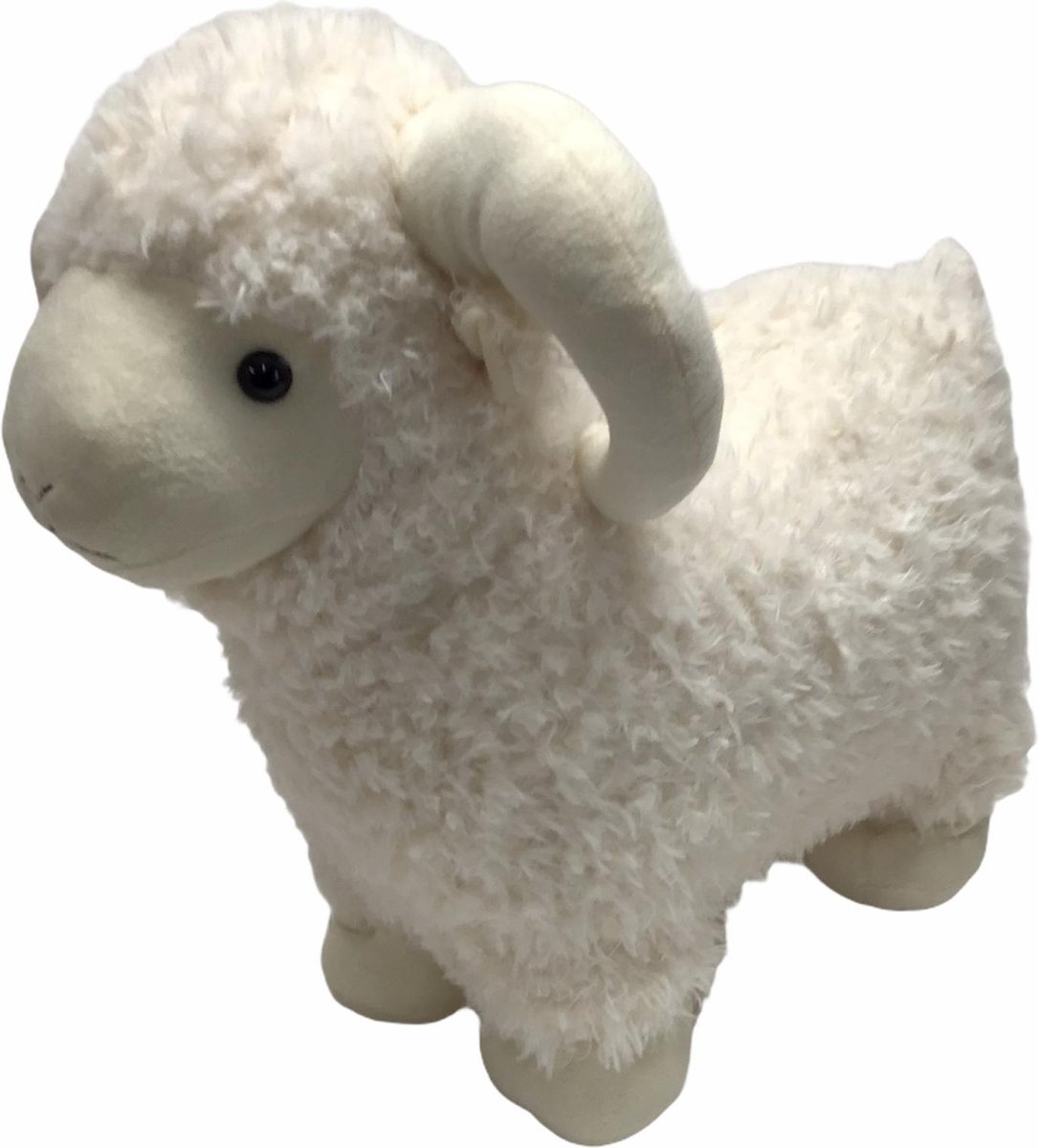 grote pluche knuffel Schaap / Ram 48 cm