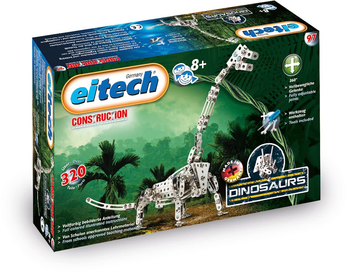 Eitech Constructie - Bouwdoos - Dinosaurus - Brachi