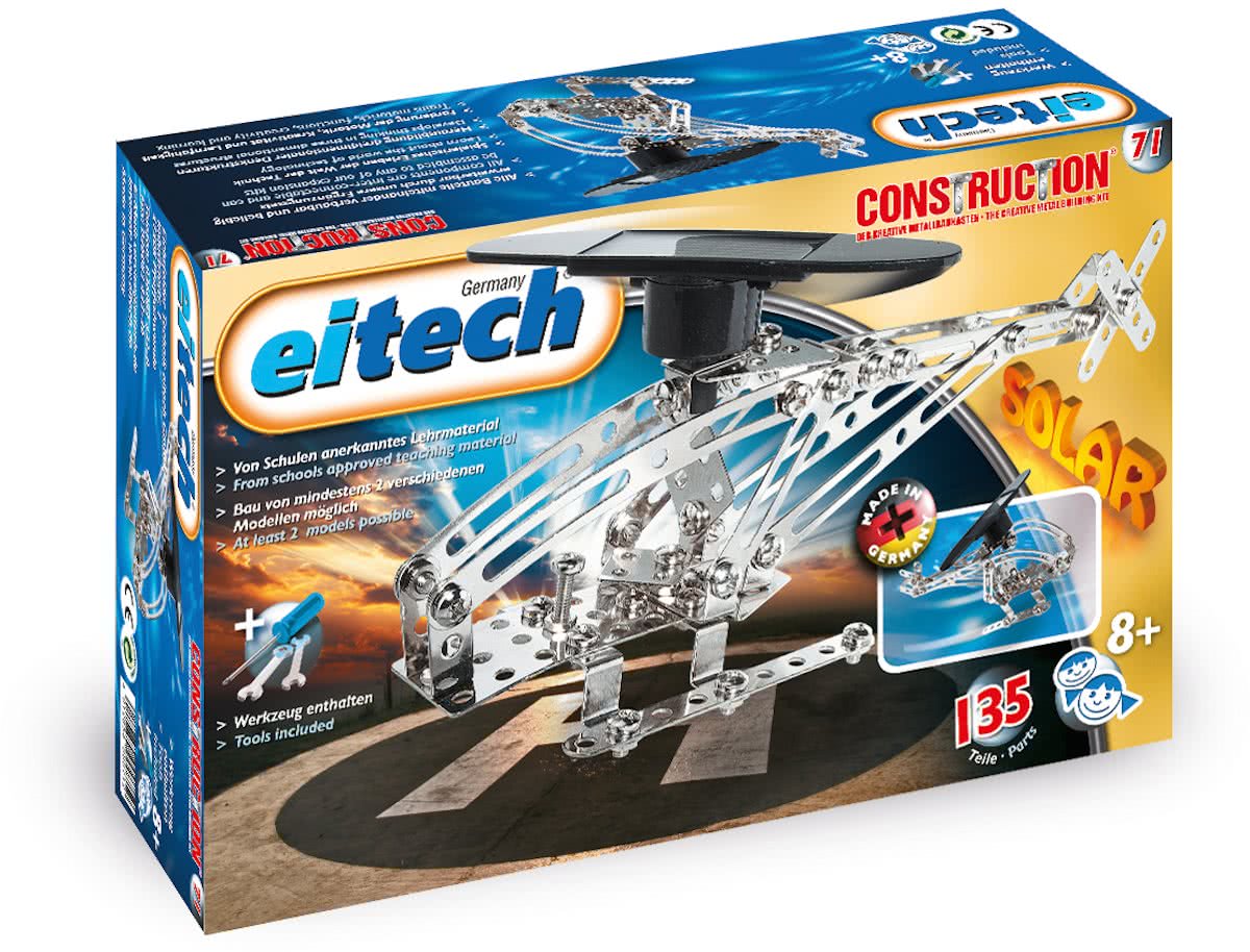 Eitech Constructie - Bouwdoos - Metaal Helikopter