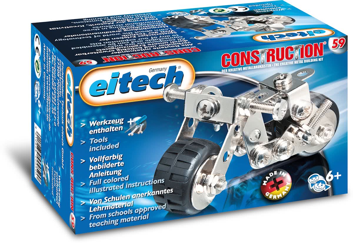 Eitech Constructie - Bouwdoos - Metaal Motorfiets C59