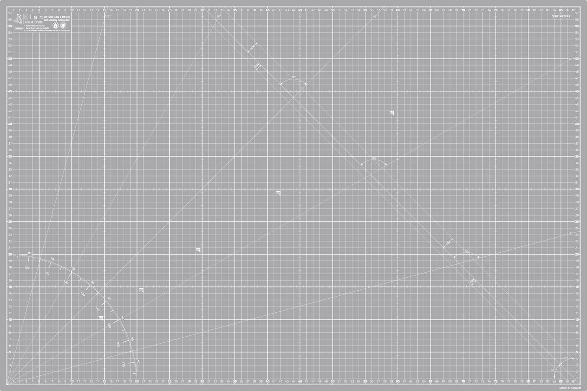     A1 Grijs, 5-laagse Zelfherstellende   A1, Knutselmat,   60x90 CM, Self Healing Cutting Mat A1,   A1 Zelfherstellende, Hobby   Grijs, Werkmat, Self Healing  