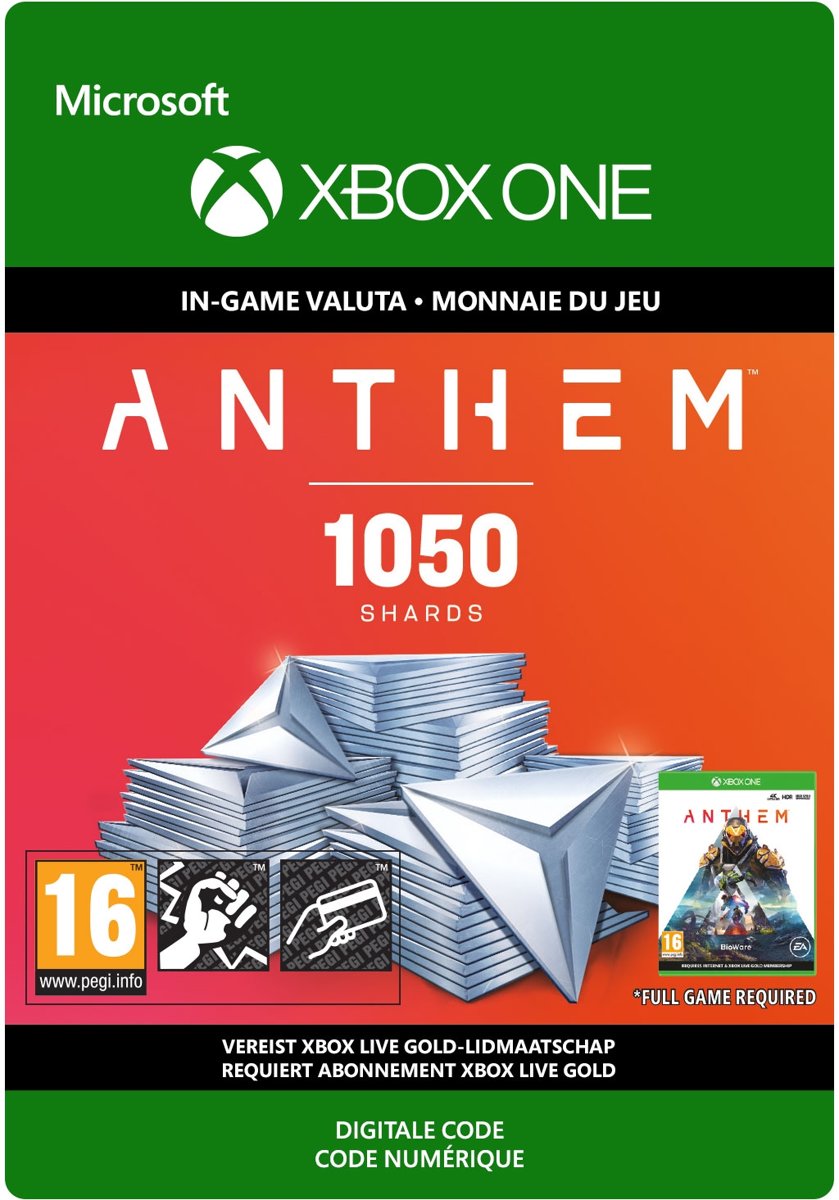 Anthem: 1.050 Shards Pack - Xbox One download