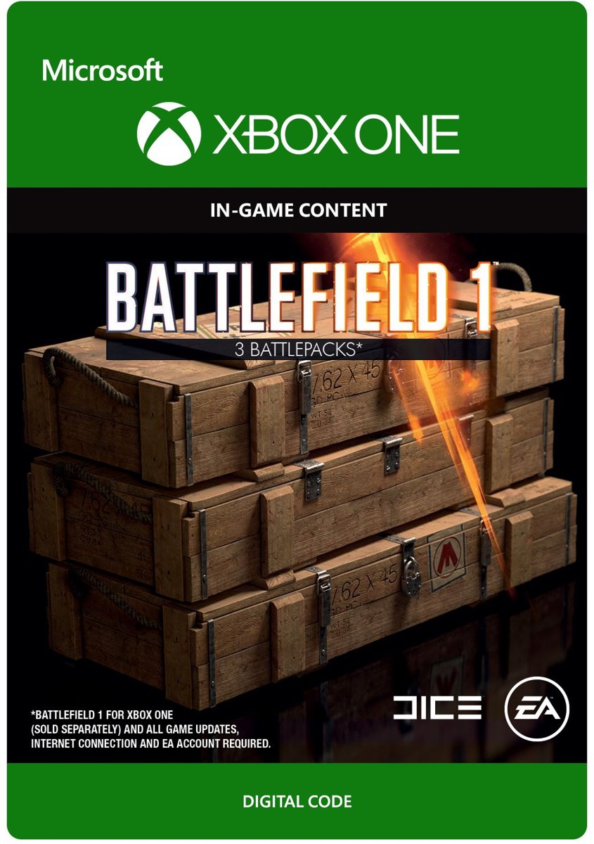 Battlefield 1 - 3 Battlepacks - Xbox One