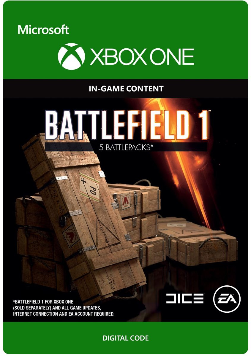 Battlefield 1 - 5 Battlepacks - Xbox One