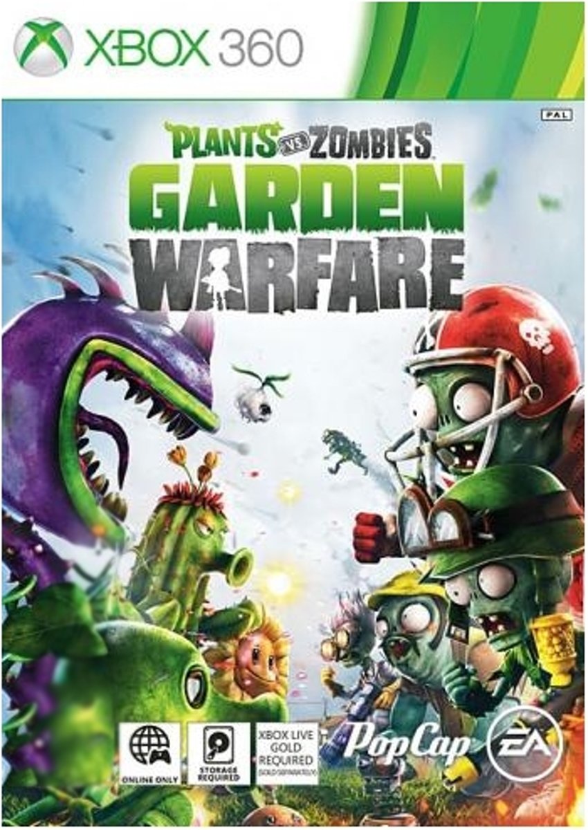   Plants vs. Zombies: Garden Warfare, Xbox 360 Xbox 360 video-game