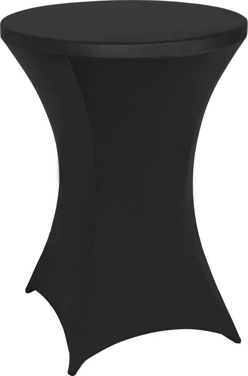   - statafelrok zwart 1x - ∅80 x 110 cm -  - Statafelhoes - Staantafelhoes