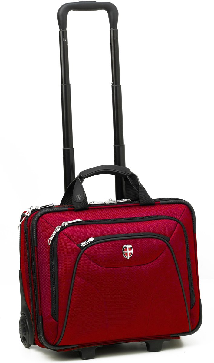 Ellehammer Copenhagen Business - Laptoptrolley - 15.6 inch - Rood