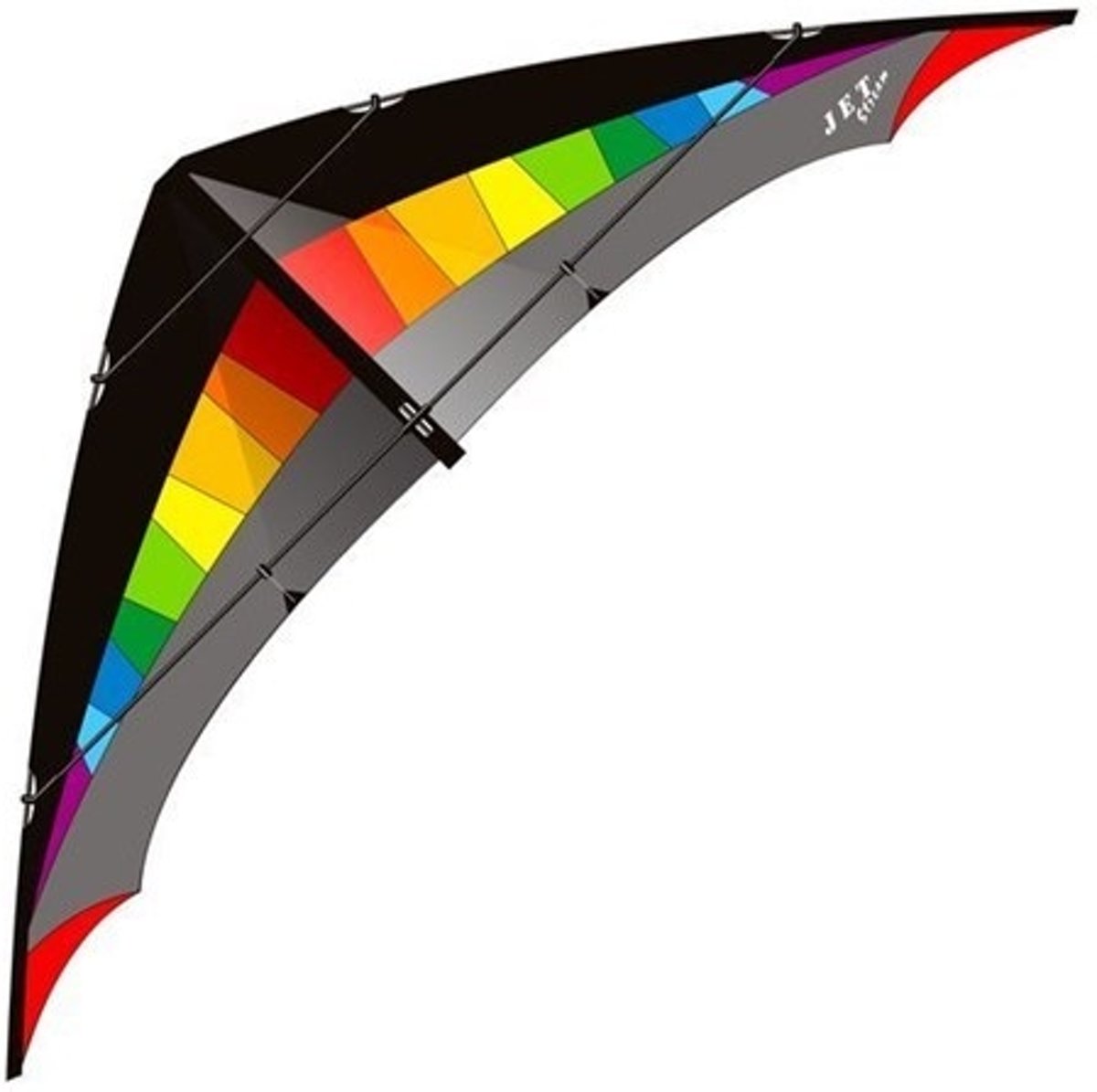 Elliot Jet Stream Reloaded Rainbow - Black Stunvlieger