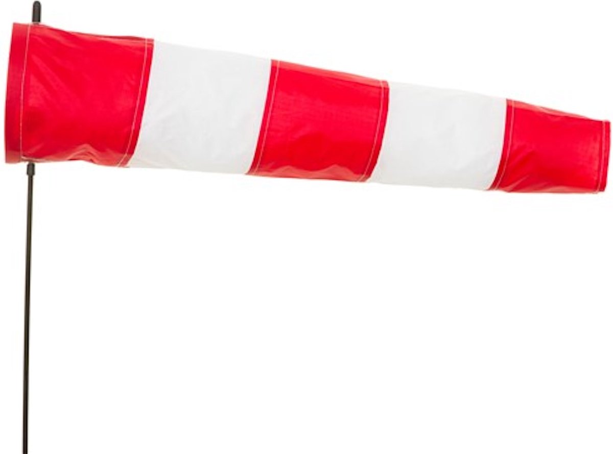   Windsock Airport 30 cm 1016055 Rood Wit 30 cm