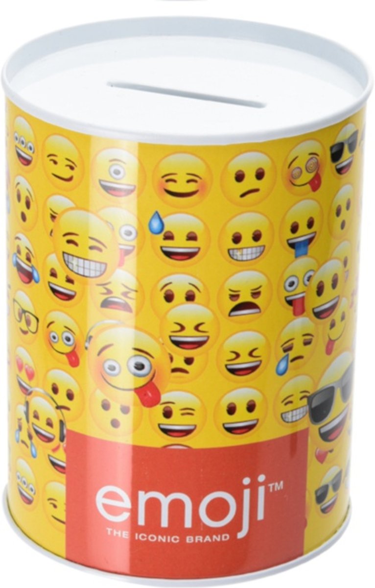 Emoji Spaarpot Emoji Overlappend 250 Ml Geel