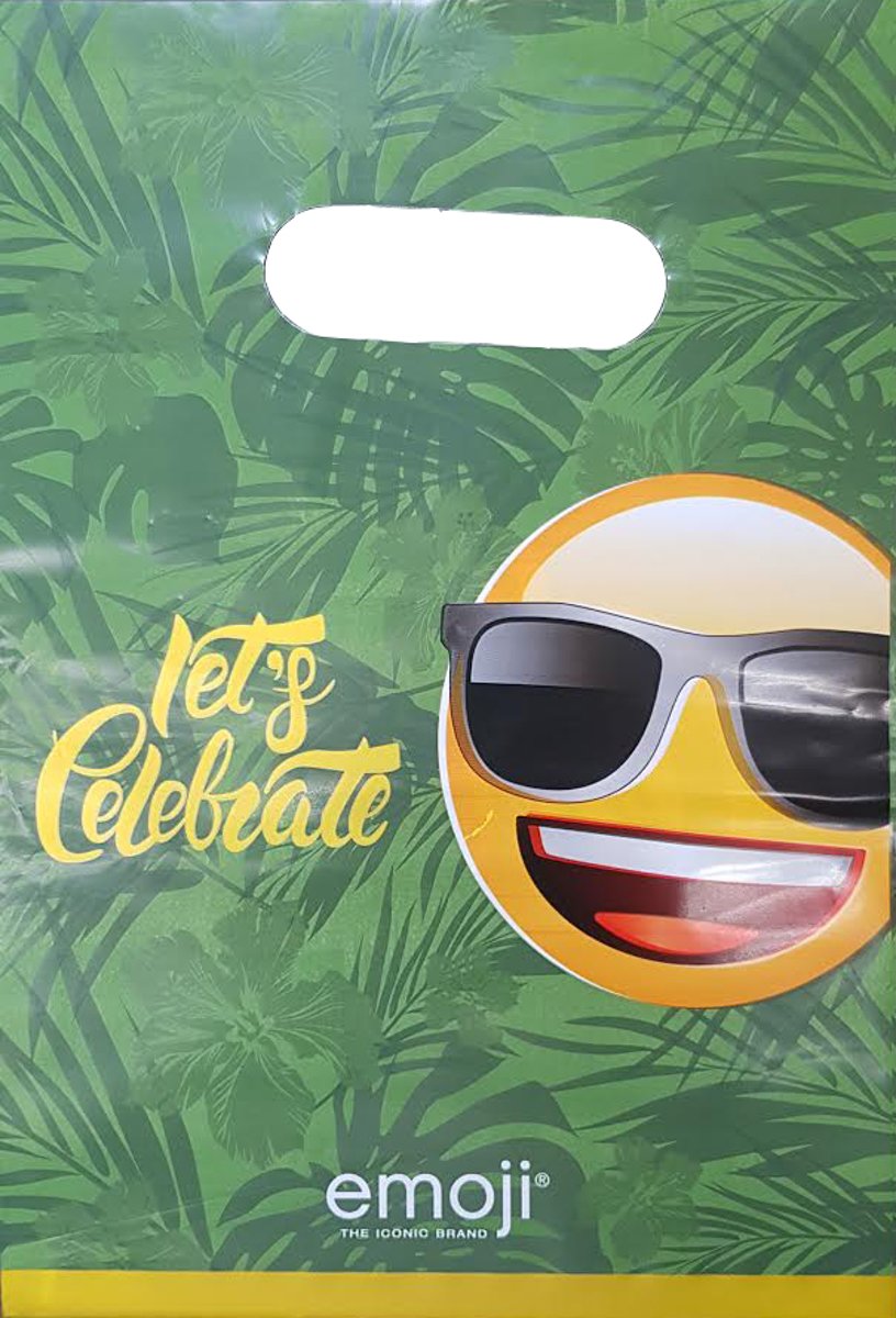 Feestzakjes Emoji Zonnebril 10 stuks