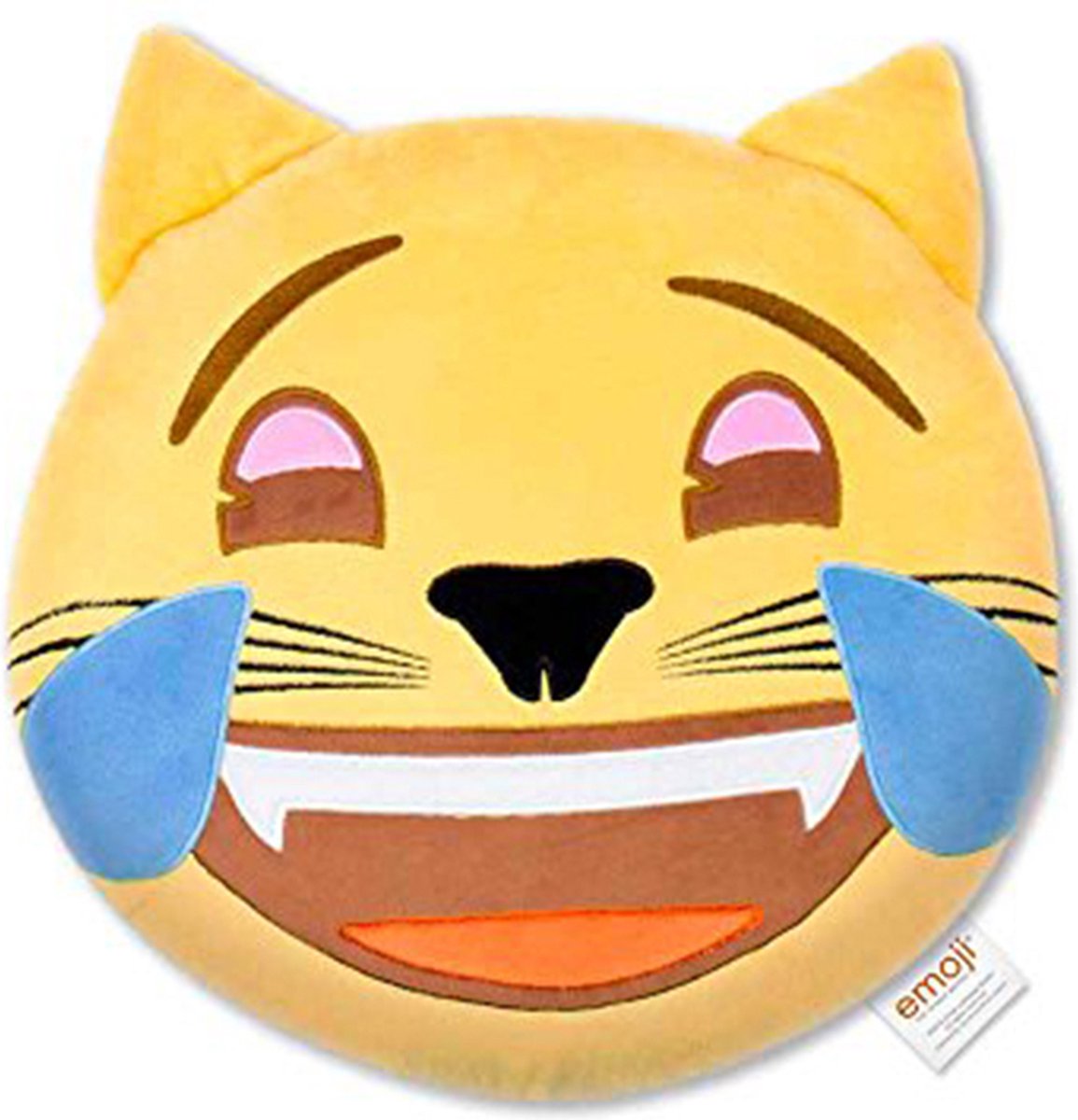 emoji Kussen cat Emotie Kussen Lach Emotion Emoji Laugh chat