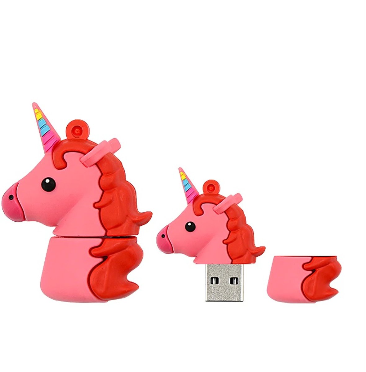 Pink Unicorn USB Stick 16gb - Unicorn Emoji design