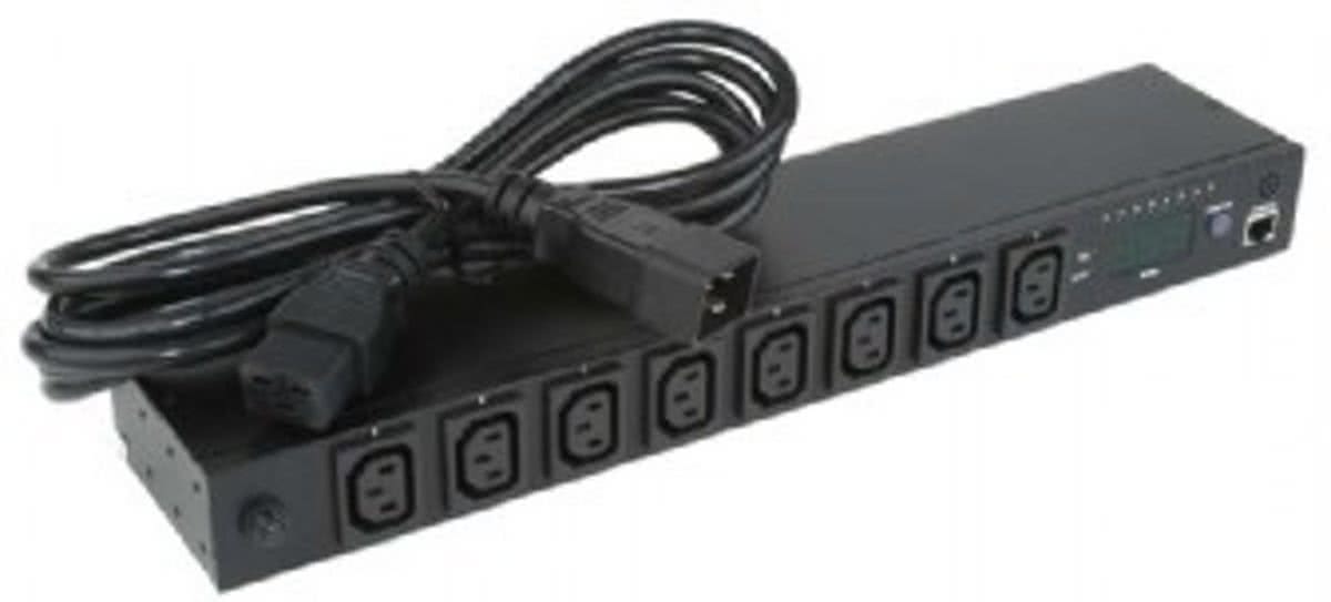 EnerGenie EG-PDU-002 8AC outlet(s) 1U Zwart energiedistributie