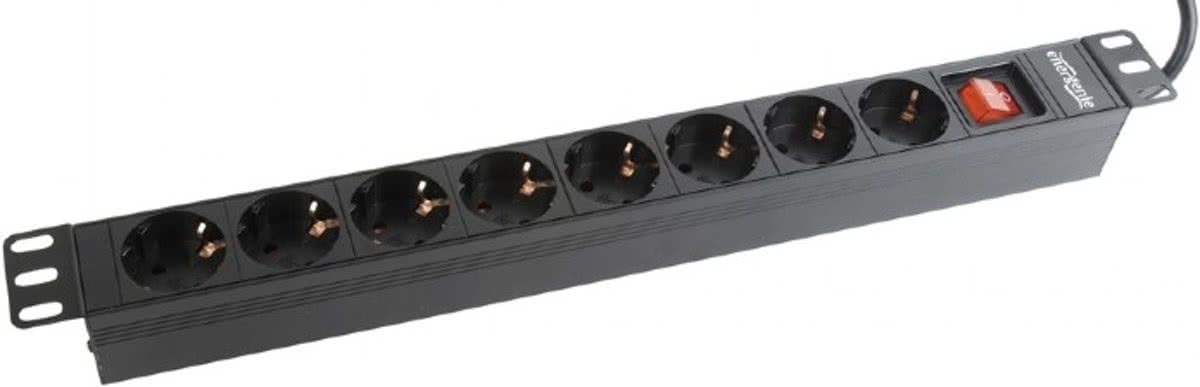 EnerGenie EG-PDU-012 8AC-uitgang(en) 1U Zwart energiedistributie