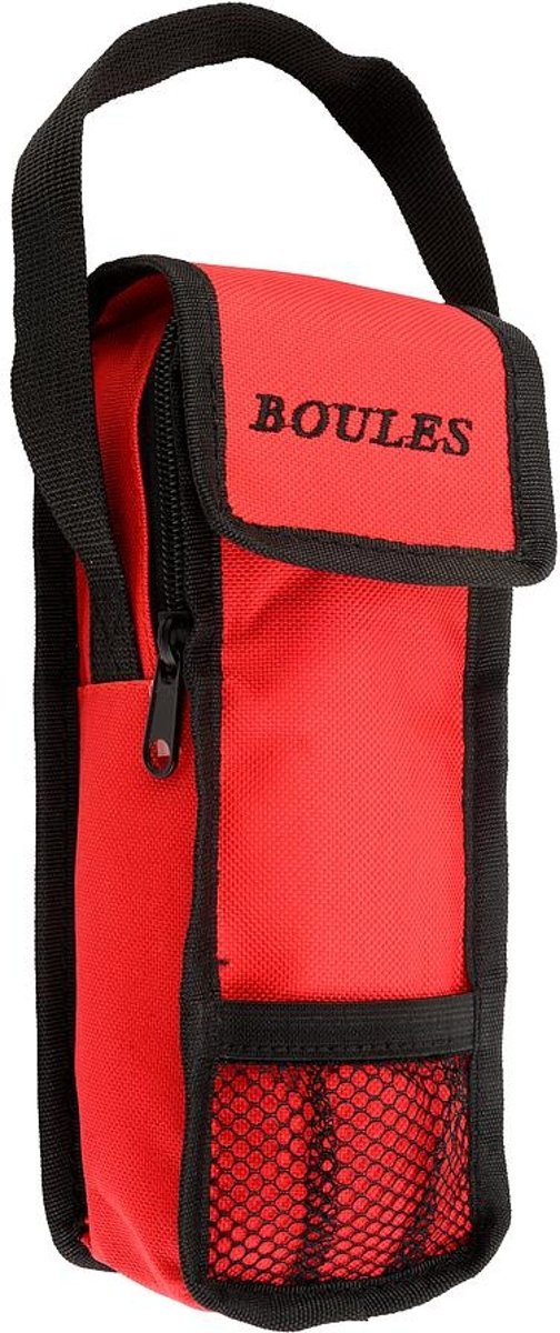 JEU DE BOULES BAG FOR 3 BALLS - RED