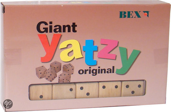 Yahtzee Jumbo Rubberhout