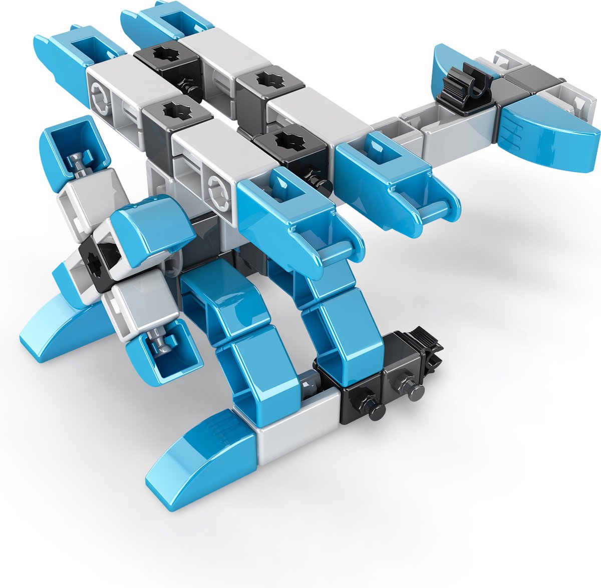 Bouwpakket Stuntvliegtuig Inventor Mechanics- 5 bonus modellen