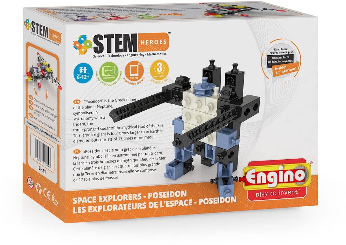 Engino STEM Heroes Space Explorers - Poseidon