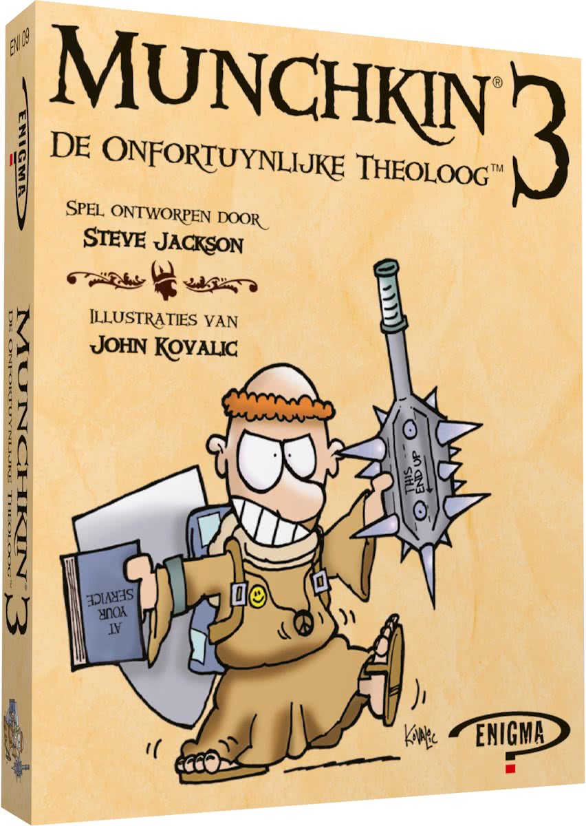 Munchkin 3 - De Onfortuinlijke Theoloog - Kaartspel