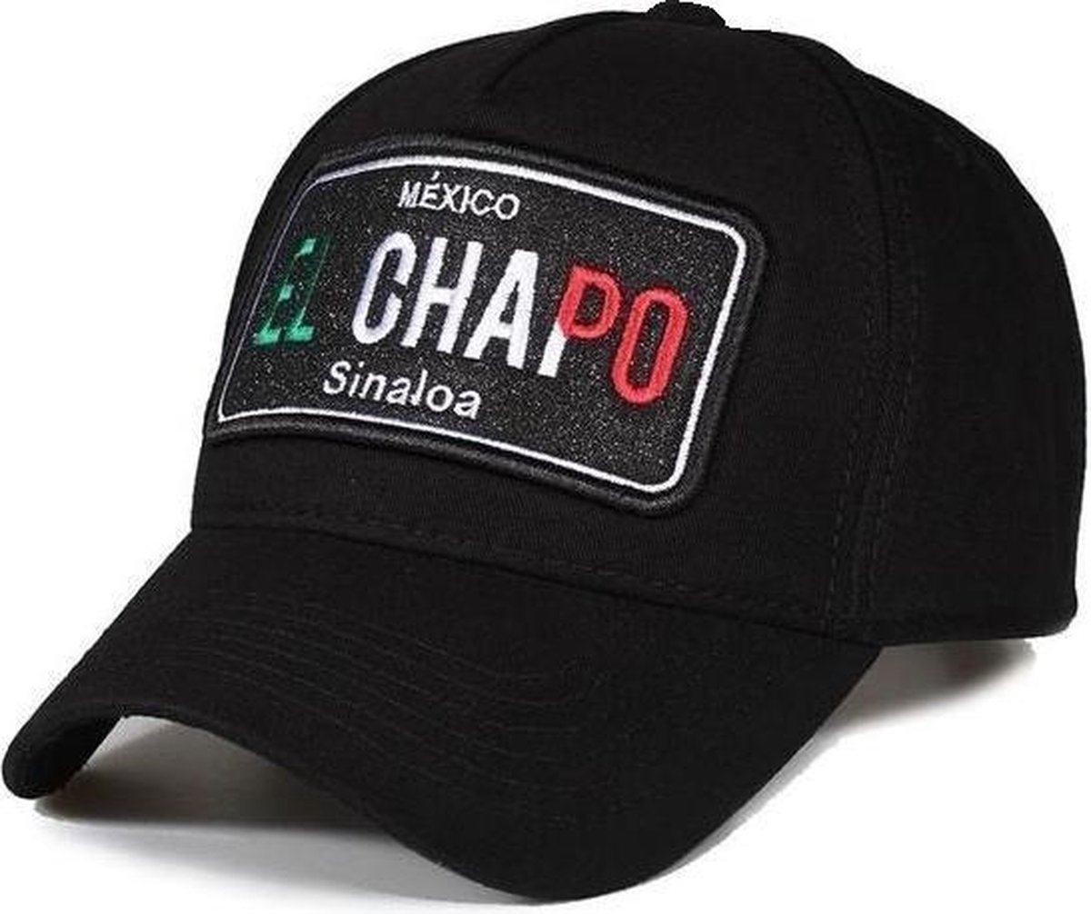 Enos Baseball Cap Heren - El Chapo - Zwart