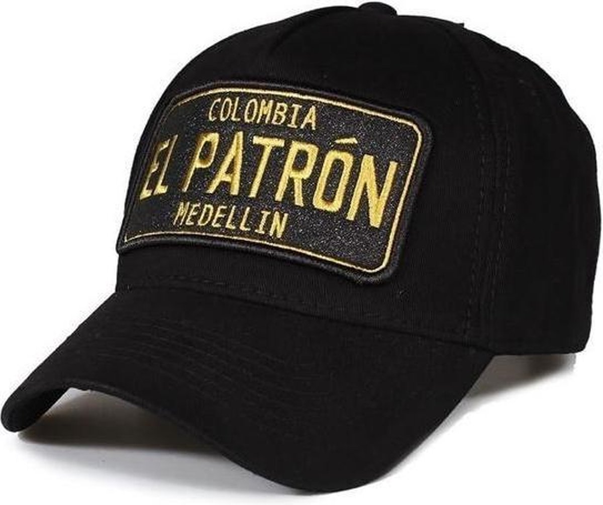 Enos Baseball Cap Heren - El Patron - Zwart / Geel