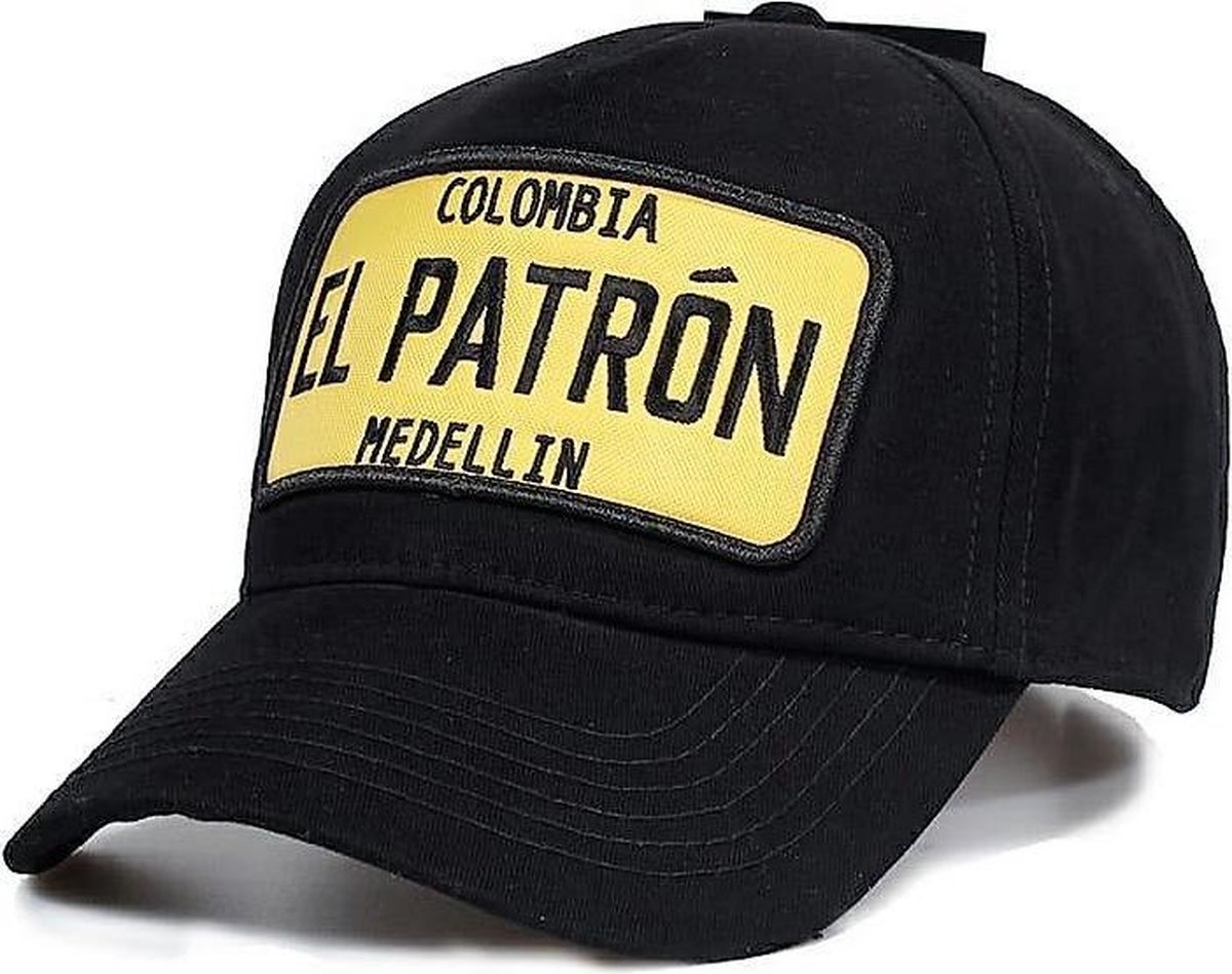 Enos Baseball Cap Heren - El Patron Geel - Zwart