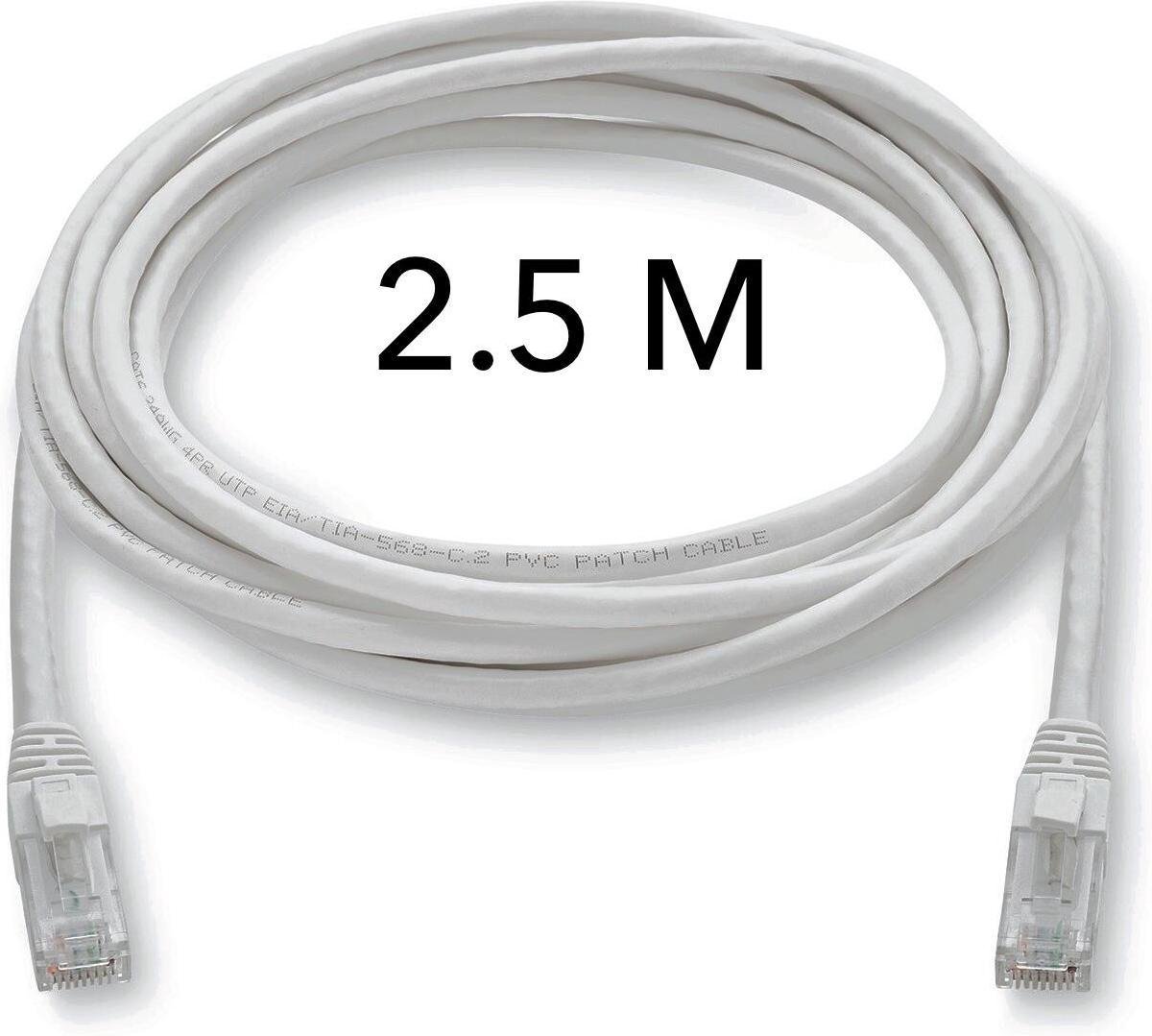 UTP kabel 2.5 meter - CAT 6 - Internetkabel - Ethernet kabel – Netwerkkabel