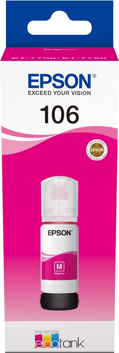 Epson 106 EcoTank Magenta ink bottle