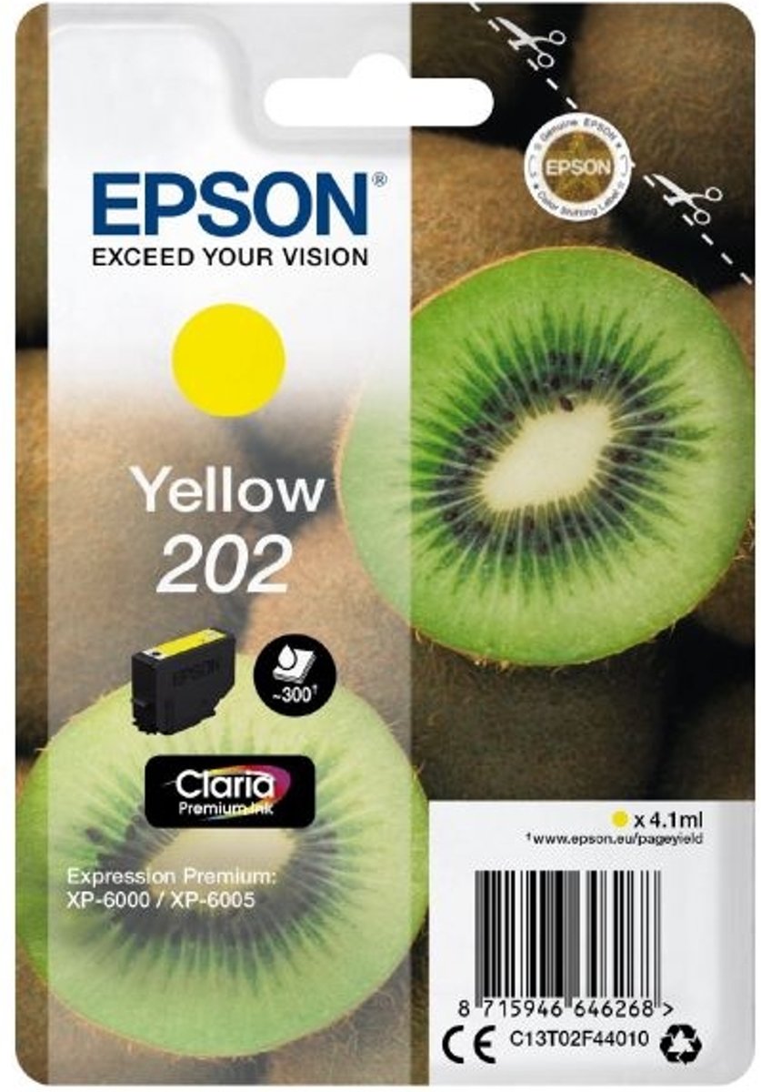   202 - Inktcartridge / Geel