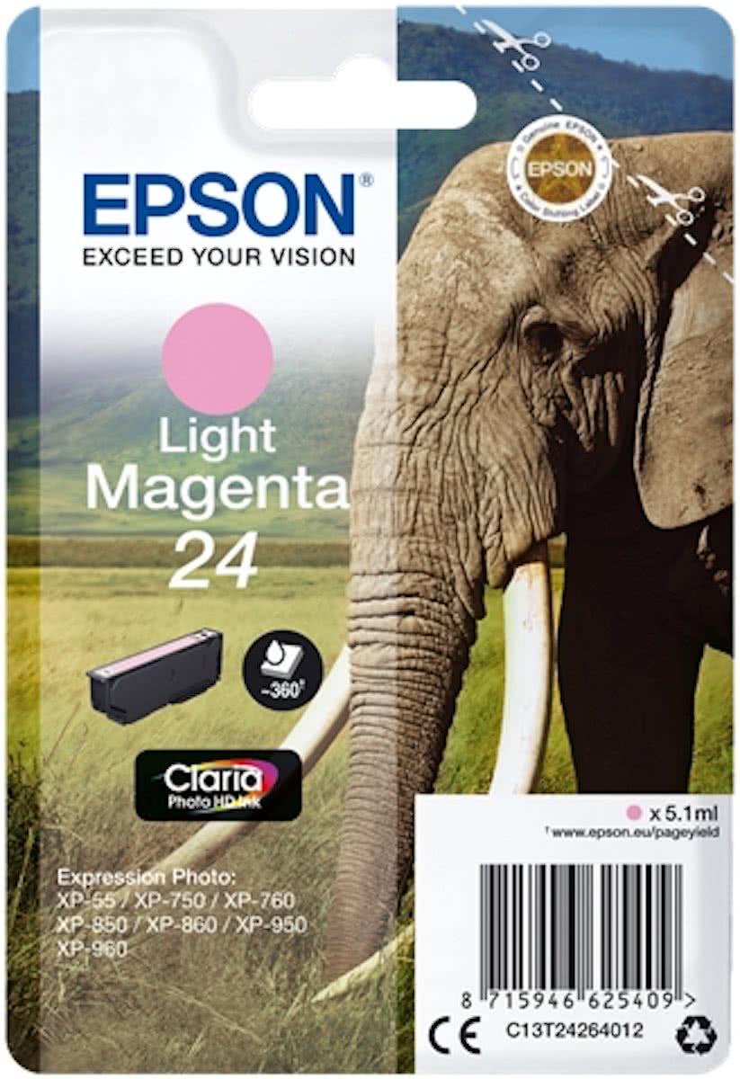 Epson 24 - Inktcartrdige / Licht Magenta