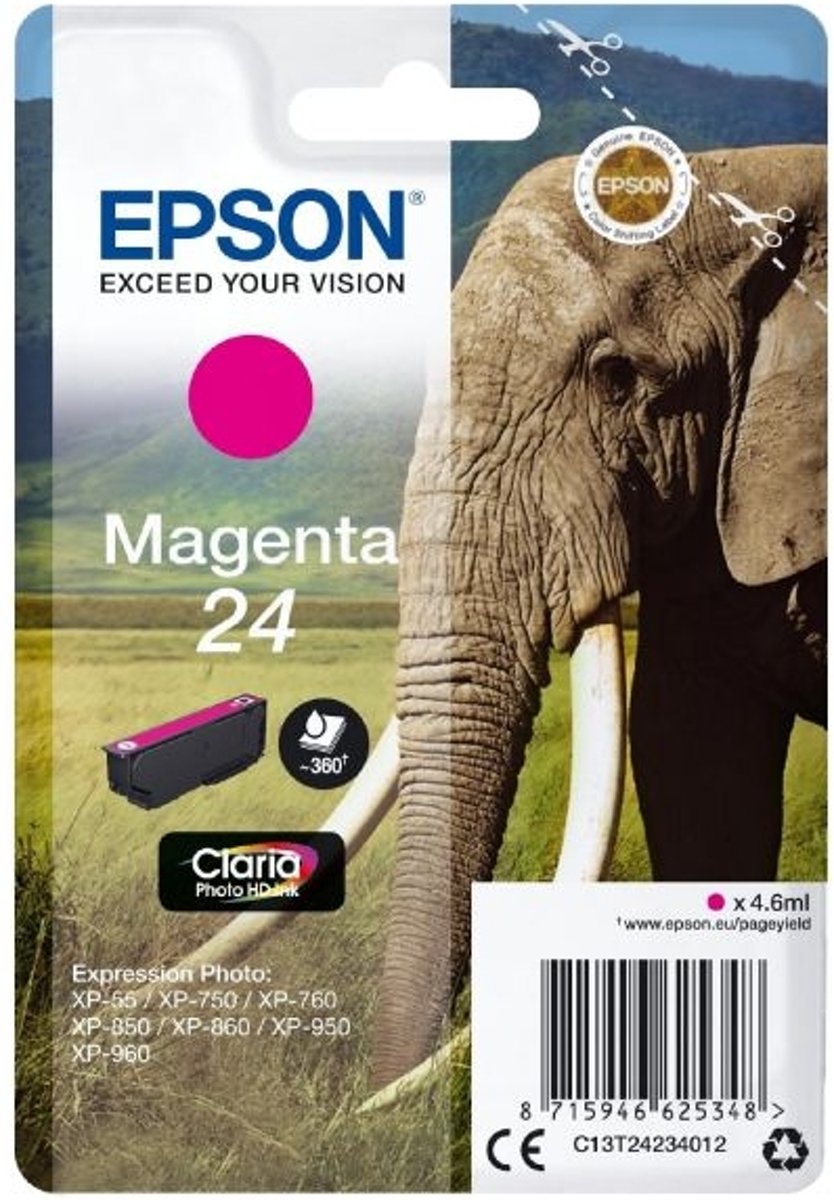   24 - Inktcartridge / Magenta