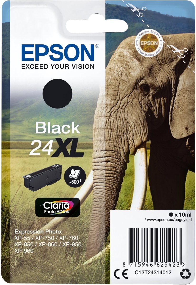 Epson 24XL - Inktcartridge / Zwart