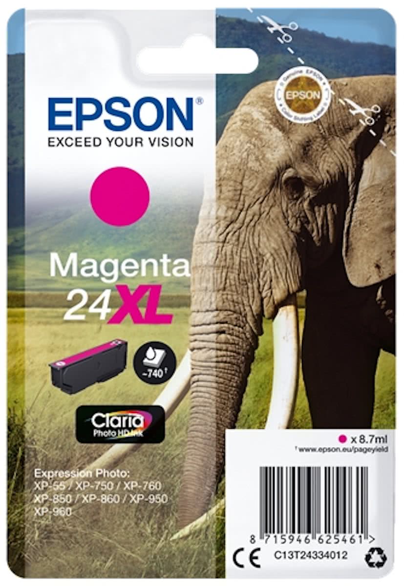 Epson 24XL- Inktcartridge /  Magenta