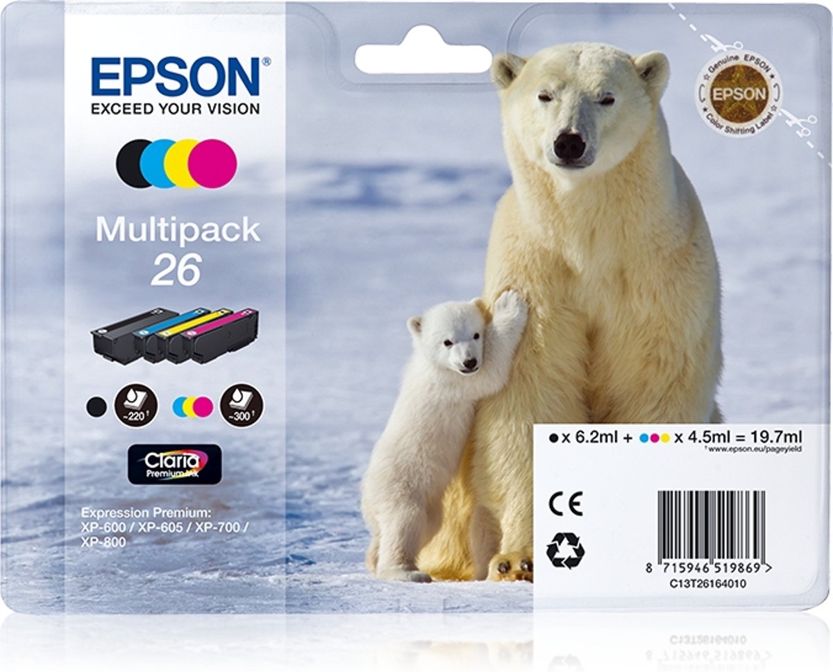   26 - Inktcartridge / Multipack