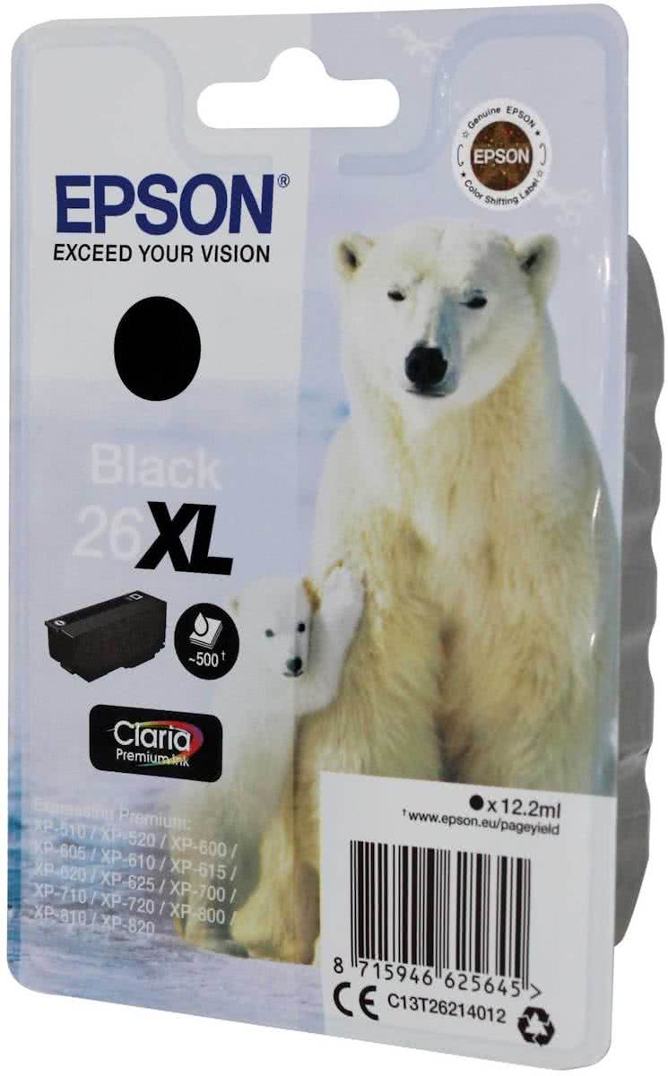 Epson 26XL - Inktcartridge / Zwart