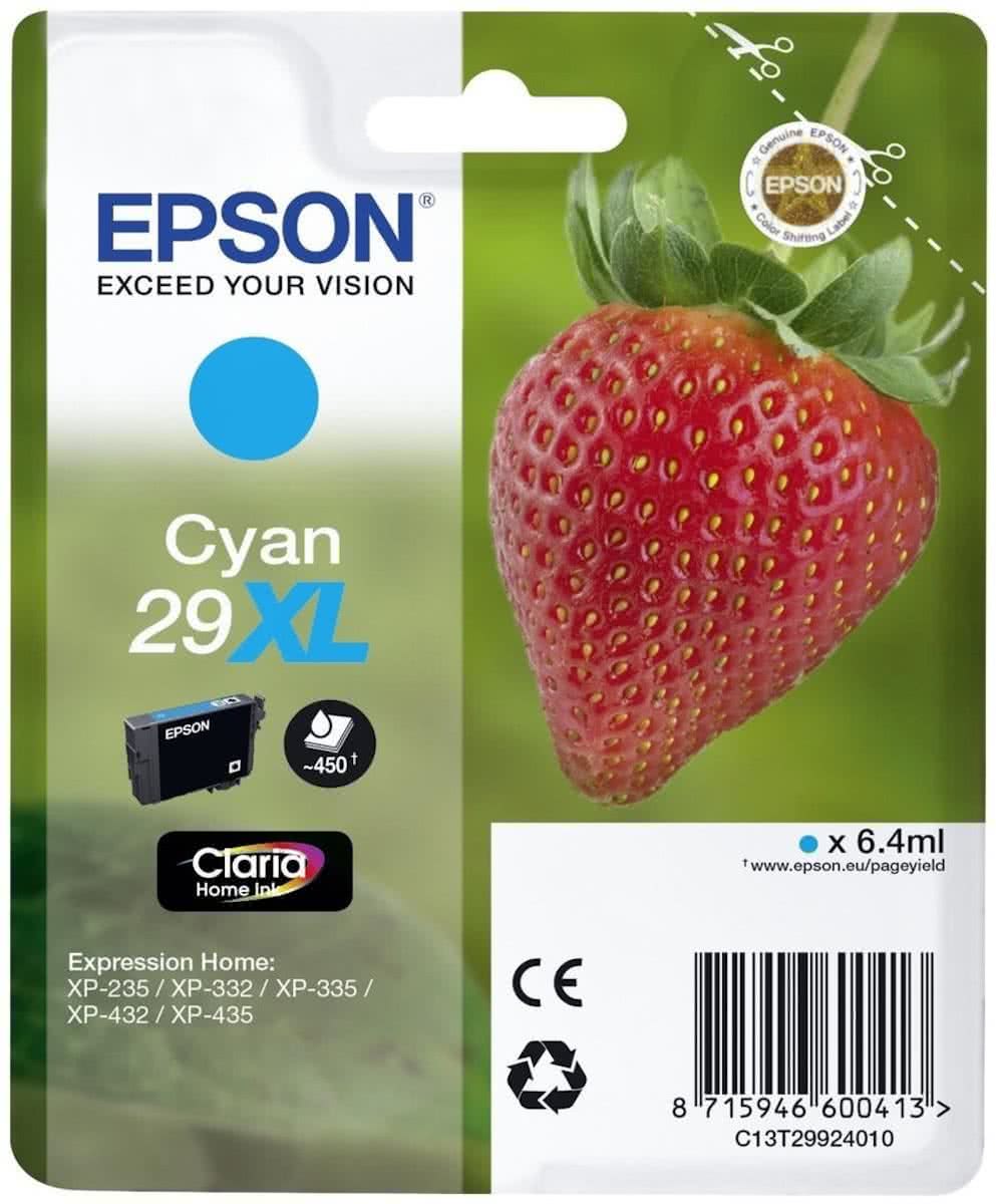 Epson 29XL- Inktcartridge / Cyaan