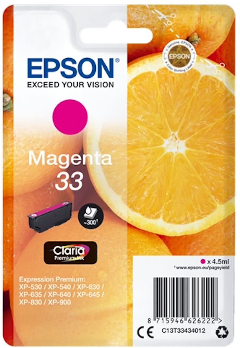 Epson 33 - Inktcartridge / Magenta