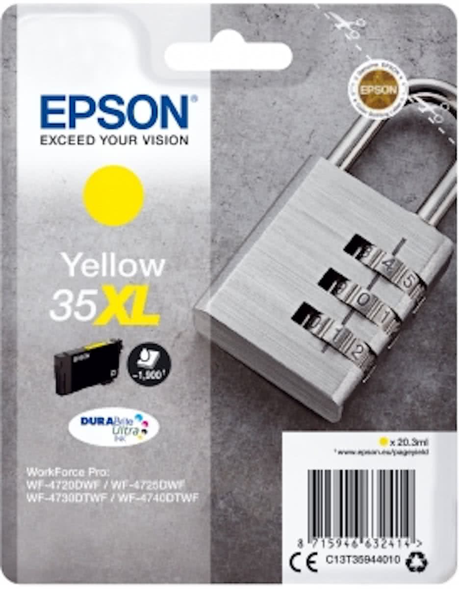 Epson 35XL - Inktcartridge / Geel