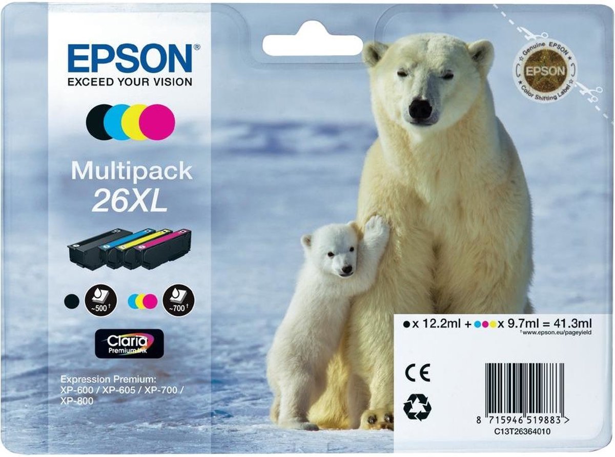 Epson Multipack 4-colours 26XL Claria Premium Ink