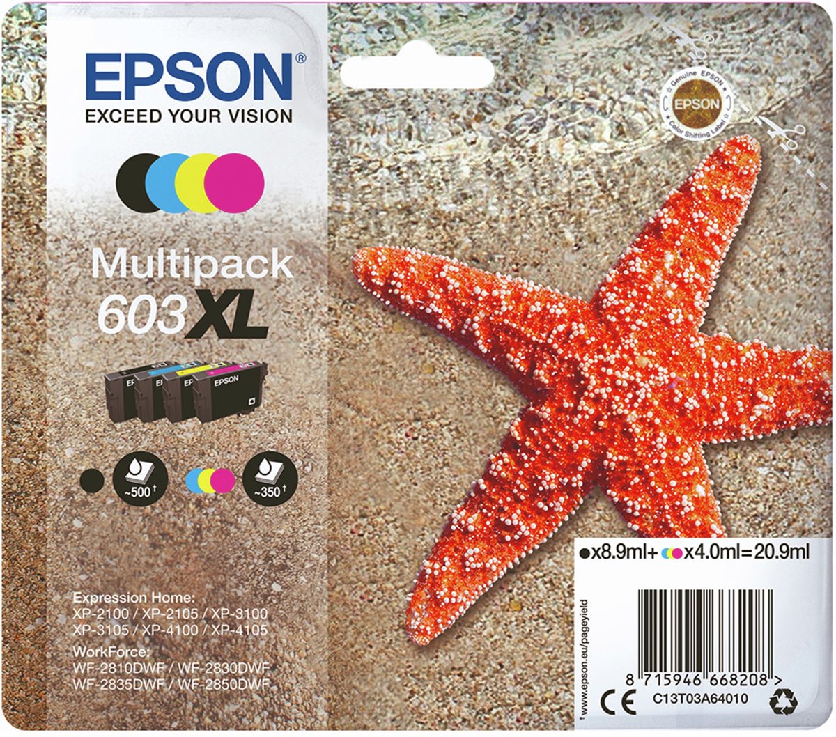 Epson Multipack 4-colours 603XL Ink