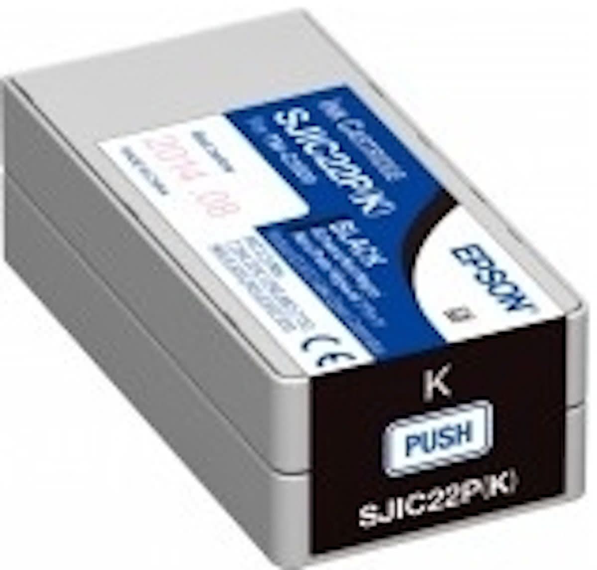 Epson SJIC22P(K) - Inkcartridge / Zwart