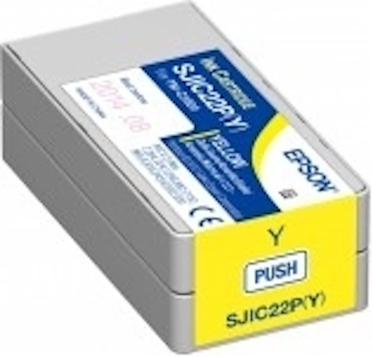 Epson SJIC22P(Y) Geel inktcartridge