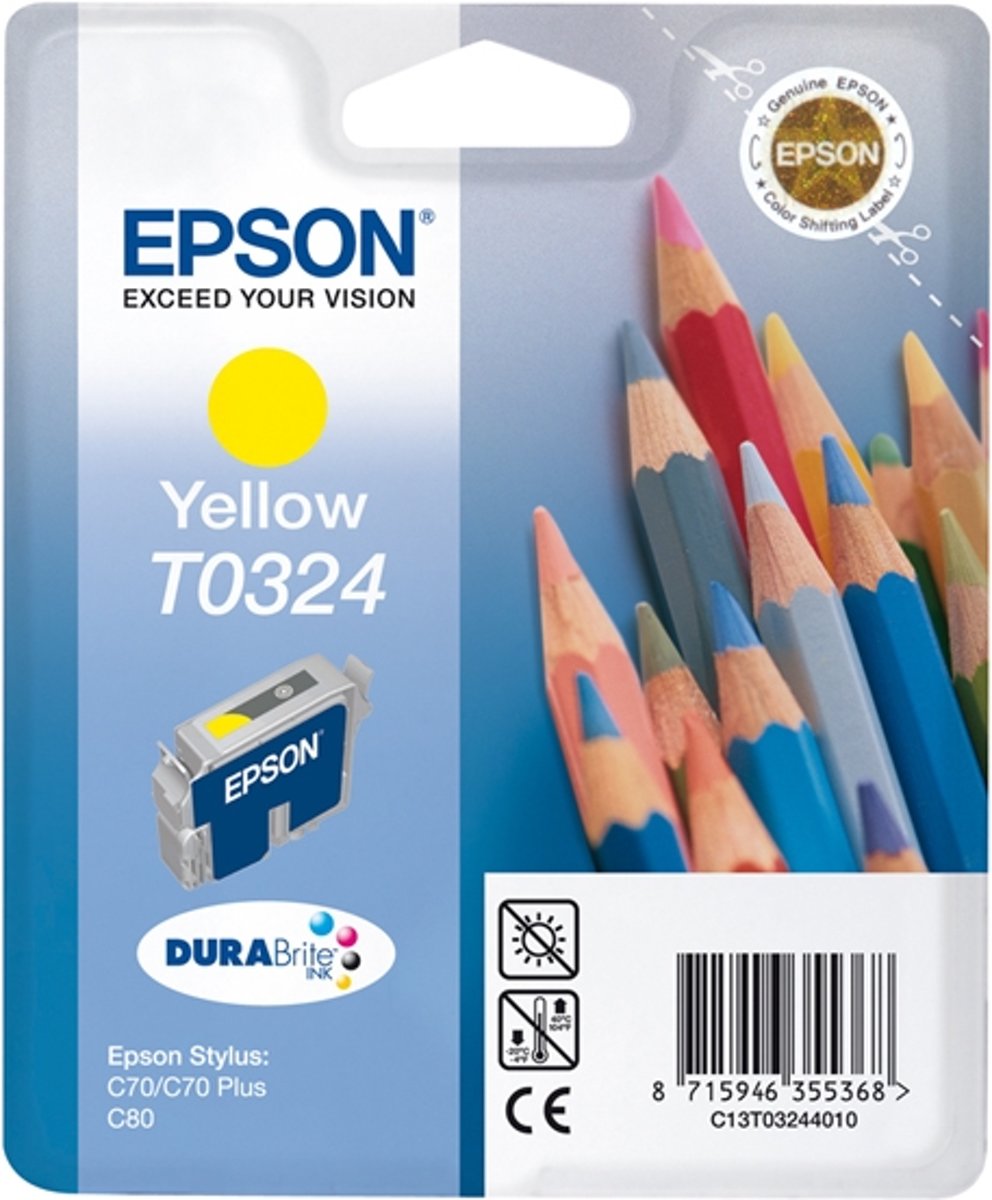 Epson T032 Inktcartridge - Geel