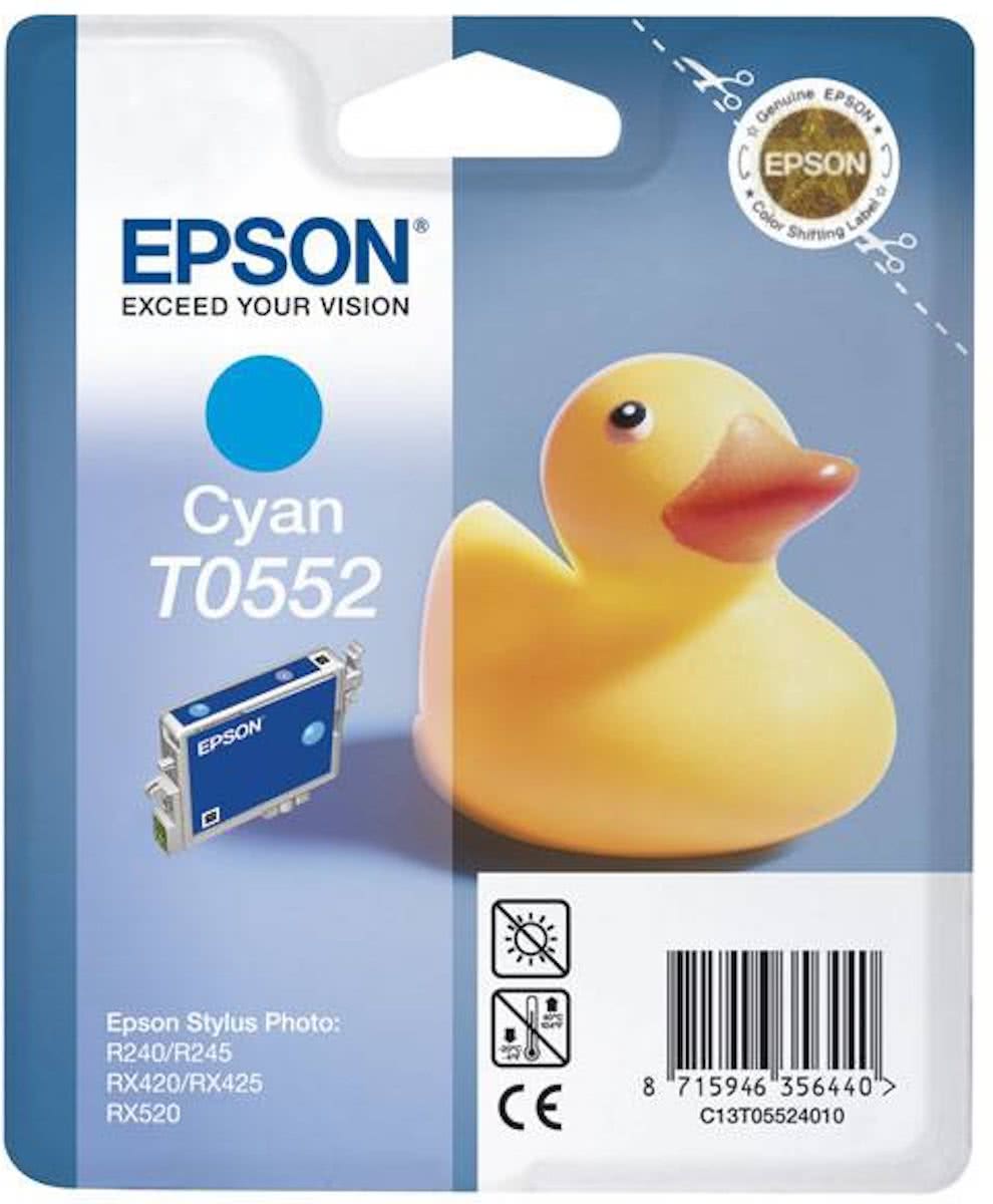 Epson T0552 Inktcartridge - Cyaan