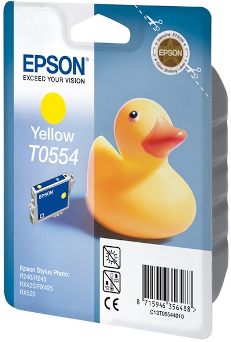 Epson T0554 - Inktcartridge / Geel