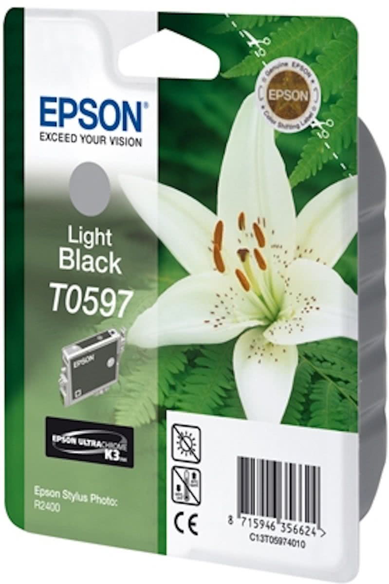 Epson T0597 - Inktcartridge / Licht Zwart